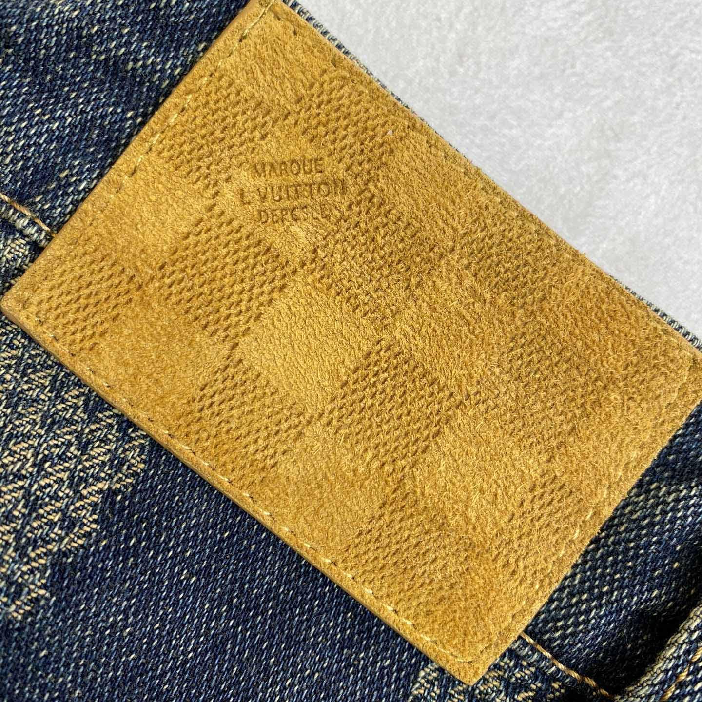 Louis Vuitton Damier Denim Pants - FashionPlug