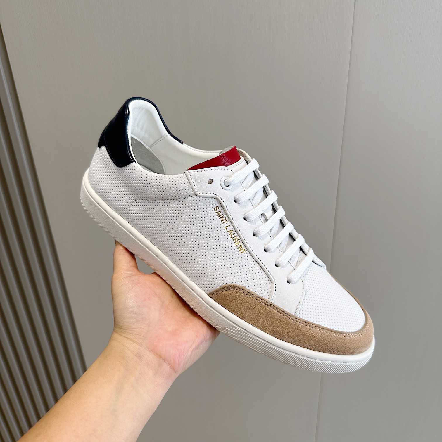 Saint Laurent Court Classic SL/10 Sneakers - FashionPlug