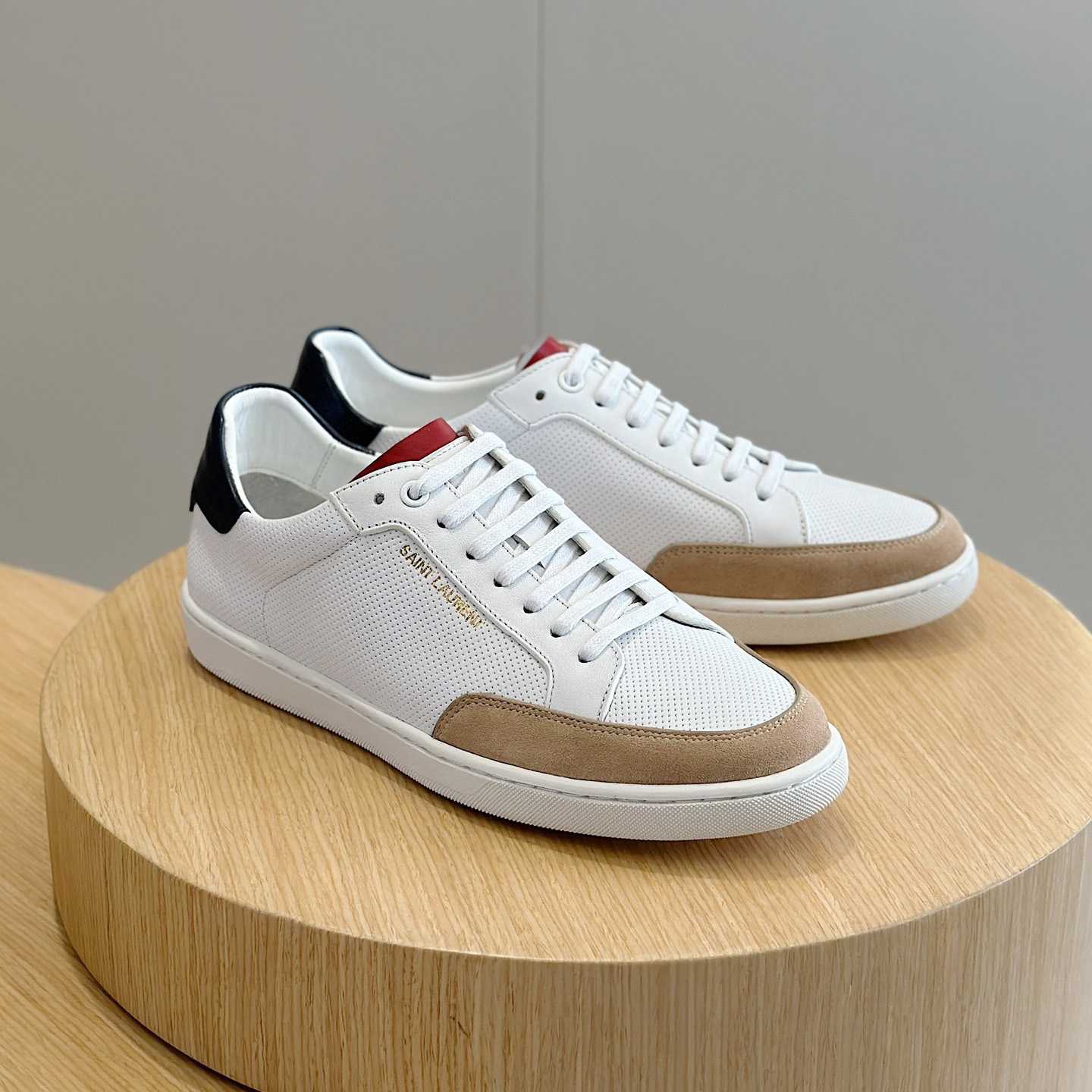 Saint Laurent Court Classic SL/10 Sneakers - FashionPlug