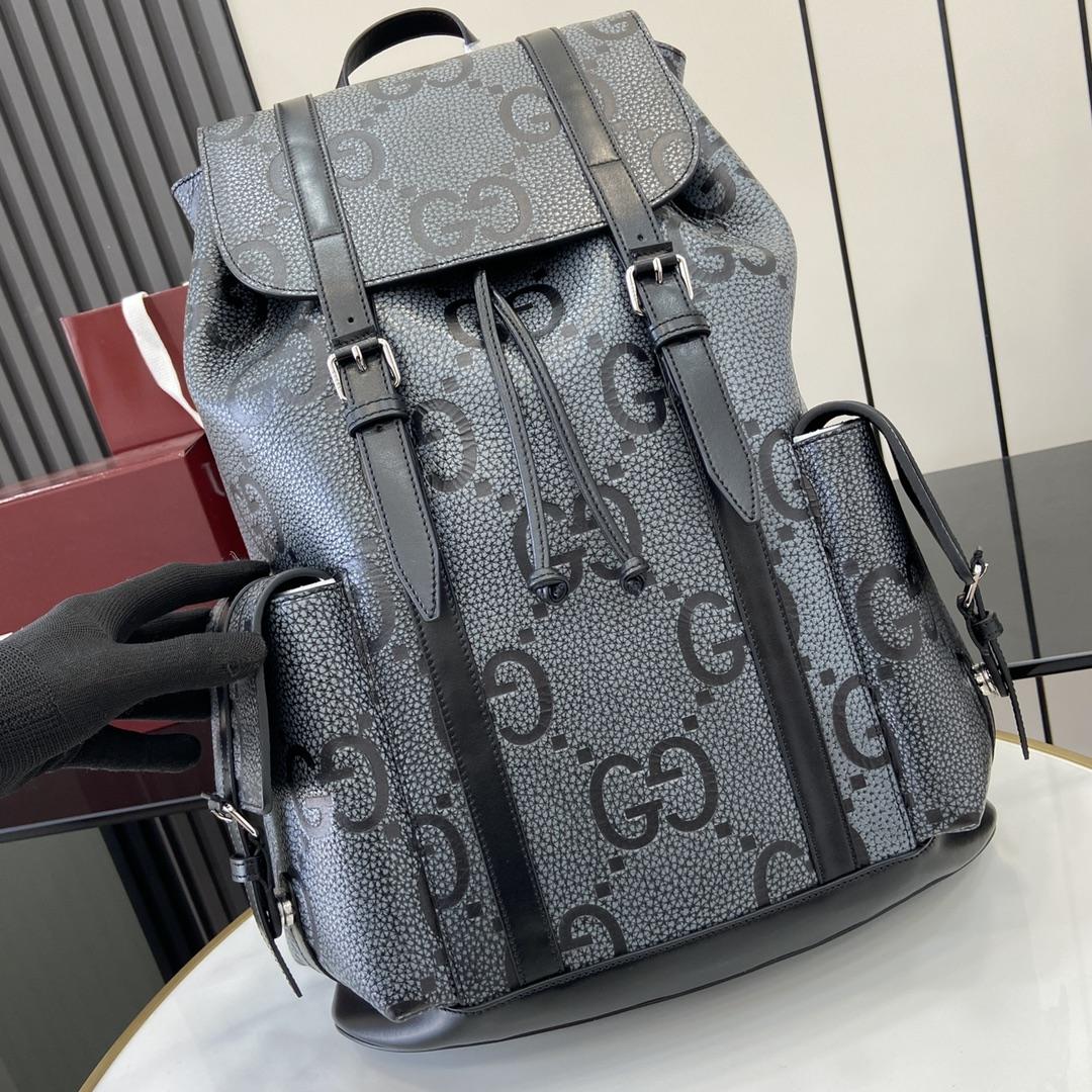 Gucci Large Jumbo GG Backpack - FashionPlug