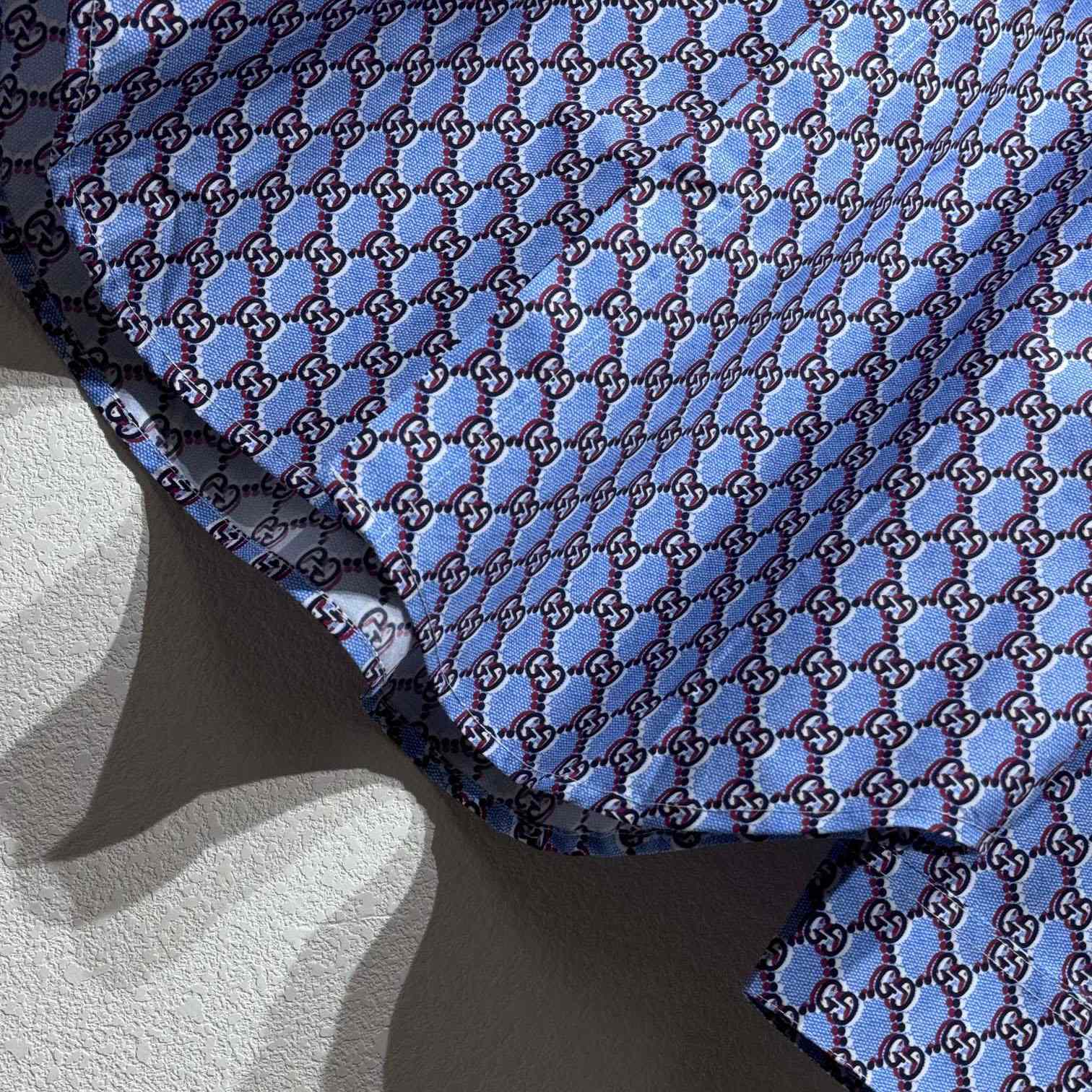 Gucci Printed Cotton Shirt - FashionPlug