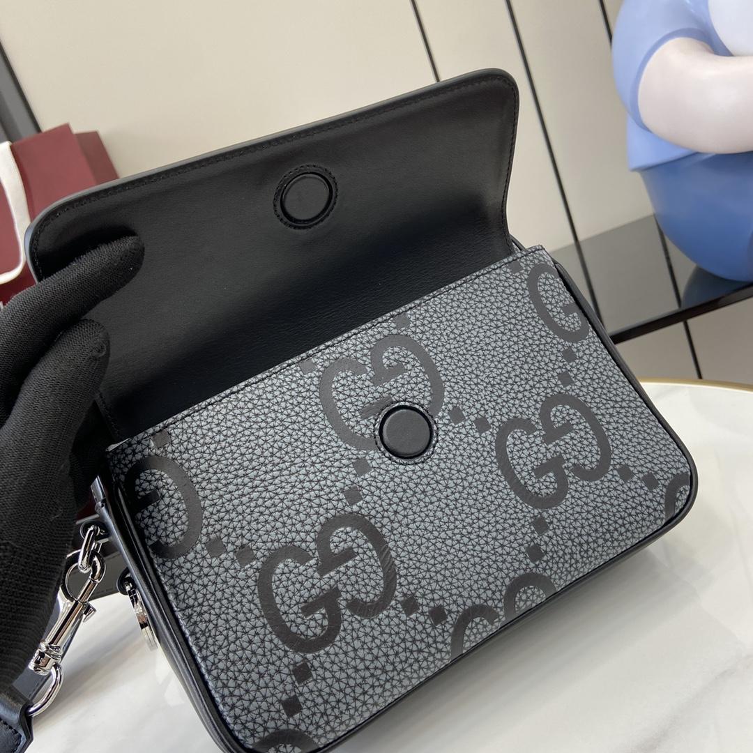 Gucci Small Jumbo GG Crossbody Bag - FashionPlug