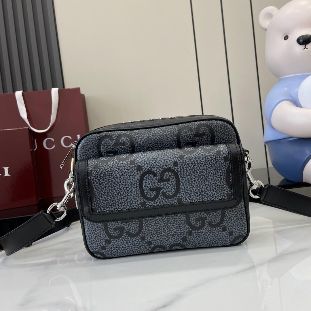 Gucci Small Jumbo GG Crossbody Bag - FashionPlug