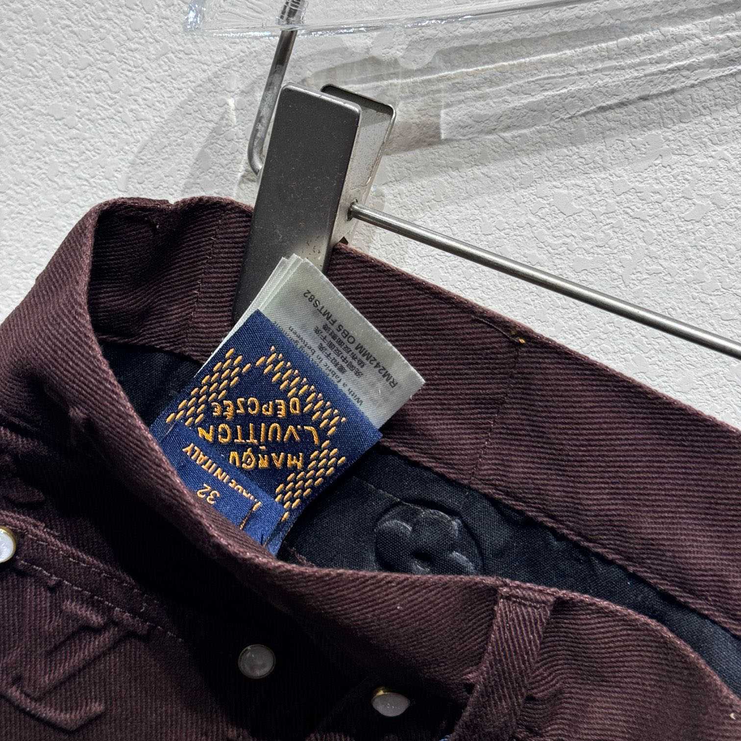 Louis Vuitton Monogram Embossed Skate Pants    - FashionPlug