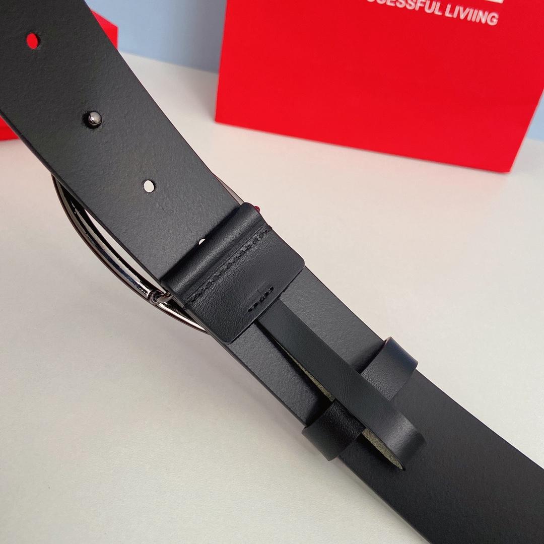 Diesel Black B-1dr Belt   4cm - FashionPlug