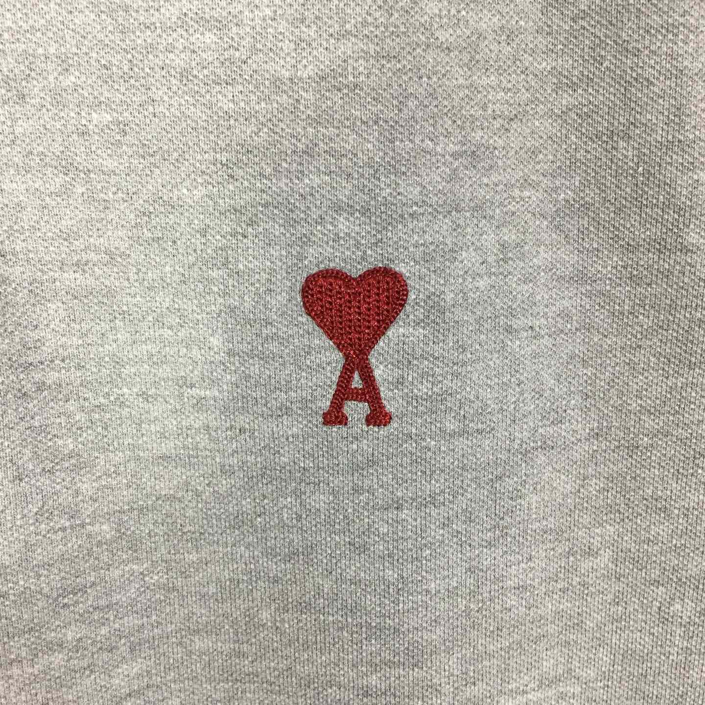 Ami Paris Ami De Coeur Embroidered Polo Shirt - FashionPlug
