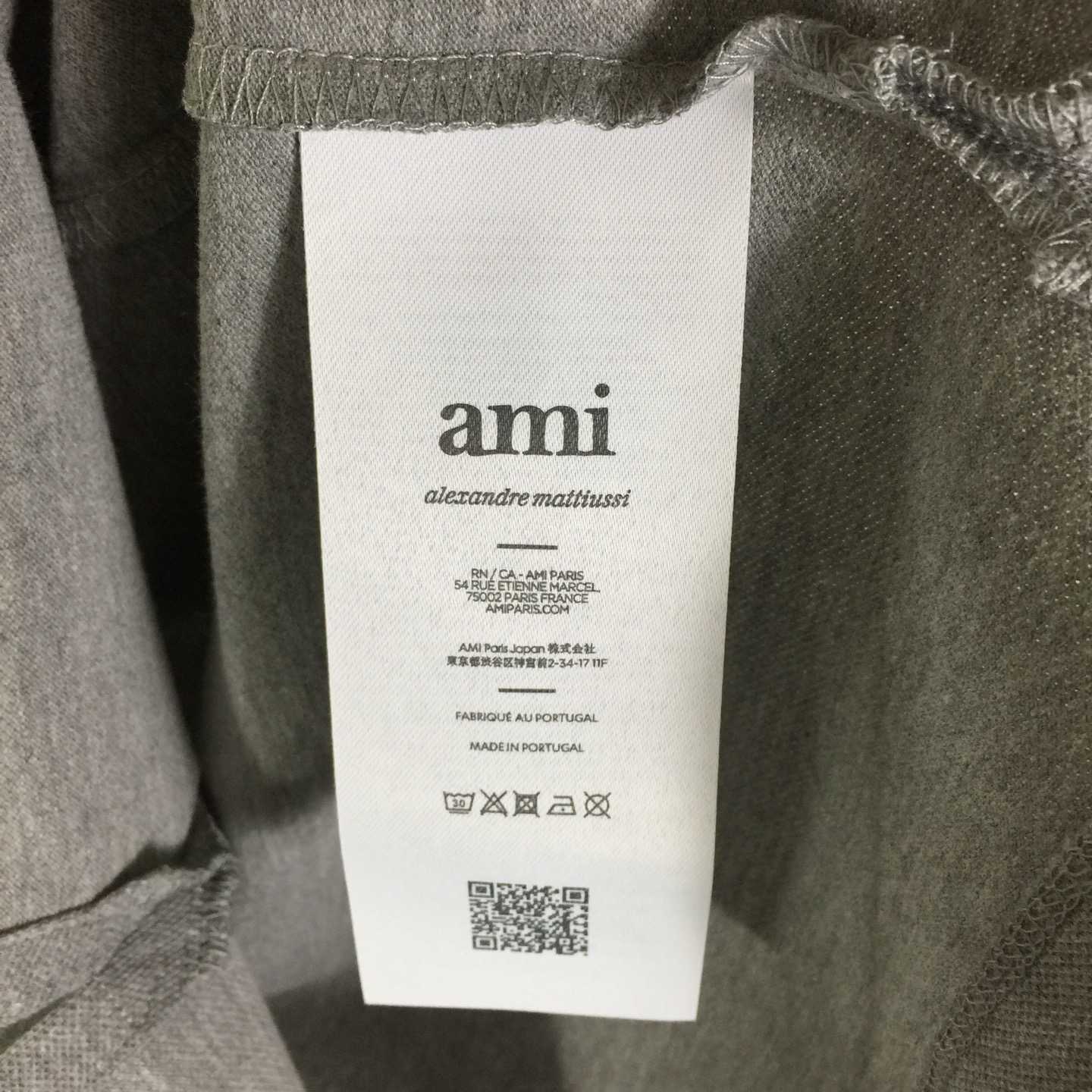 Ami Paris Ami De Coeur Embroidered Polo Shirt - FashionPlug
