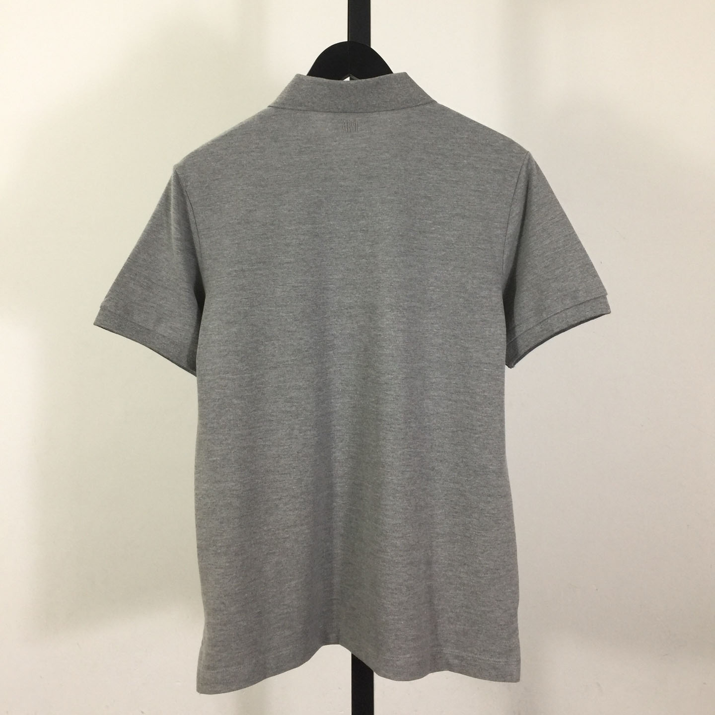 Ami Paris Ami De Coeur Embroidered Polo Shirt - FashionPlug