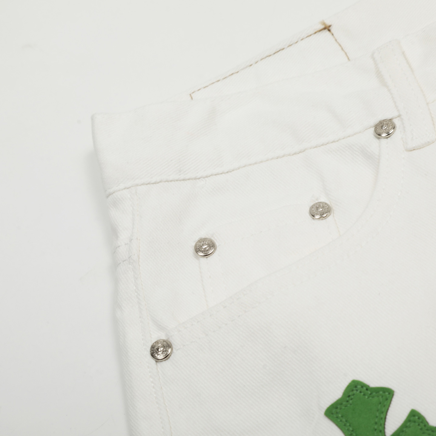 Chrome Hearts Cross Patch Jeans - FashionPlug