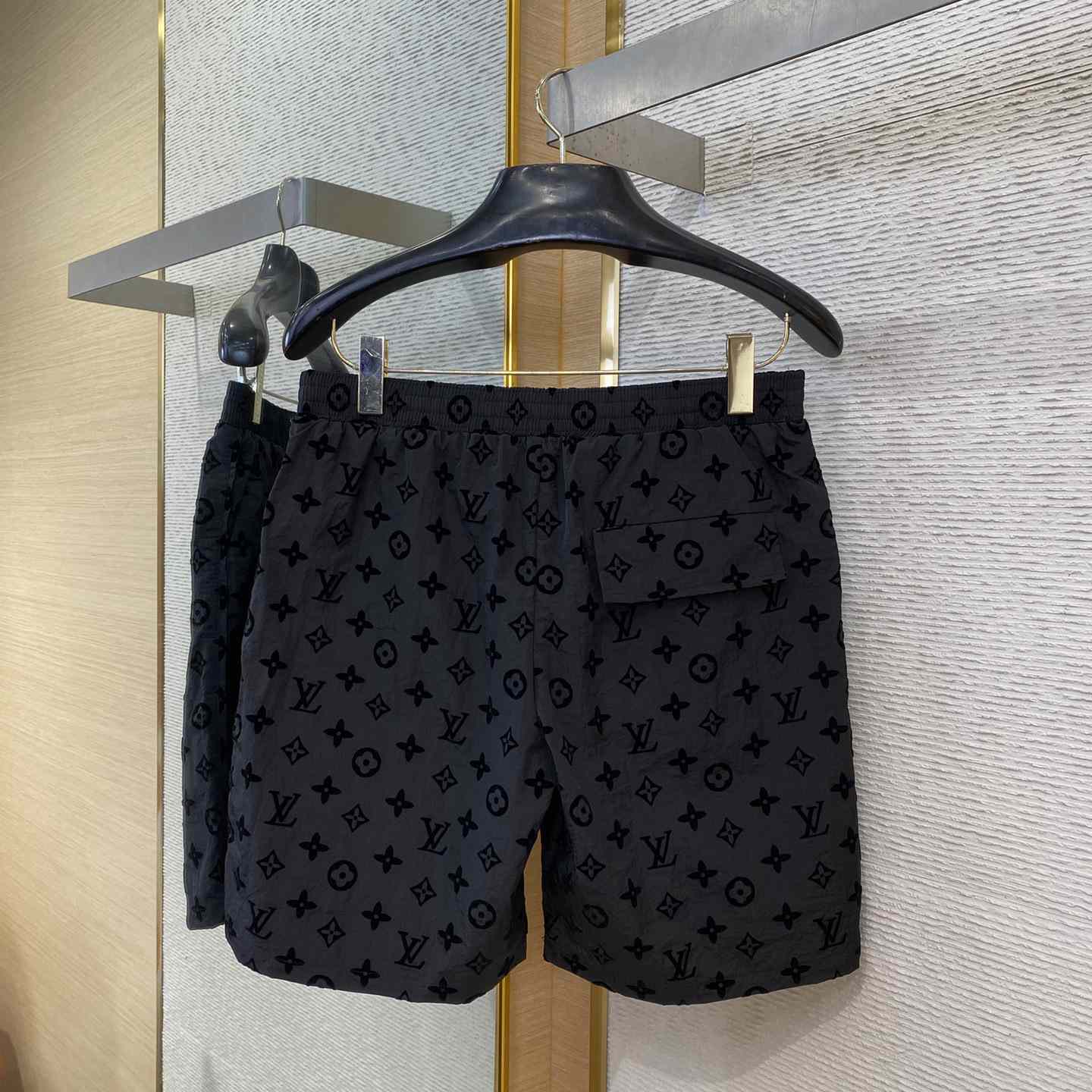 Louis Vuitton Flocked Monogram Shorts - FashionPlug