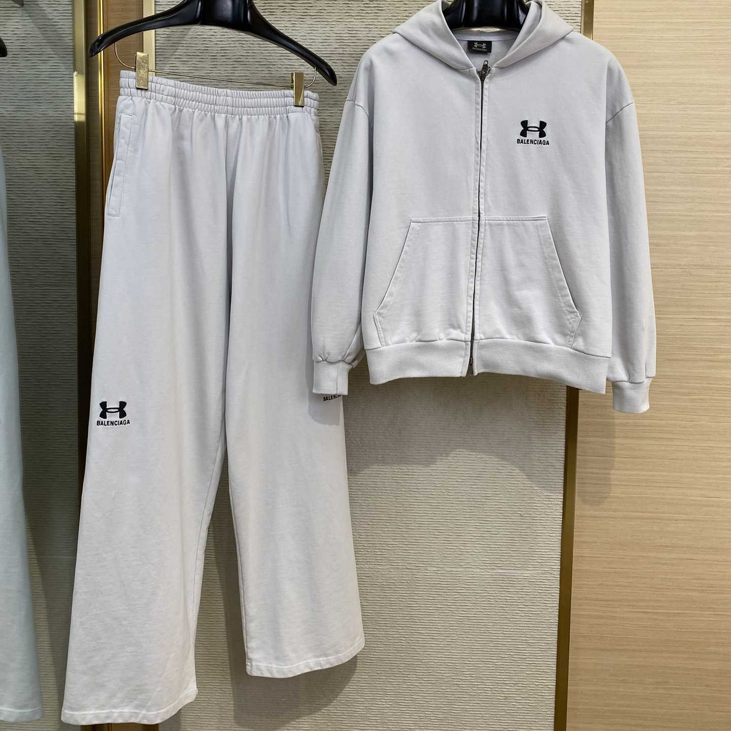 Balenciaga Under Armour® Zip-Up Hoodie And Sweatpants  - FashionPlug