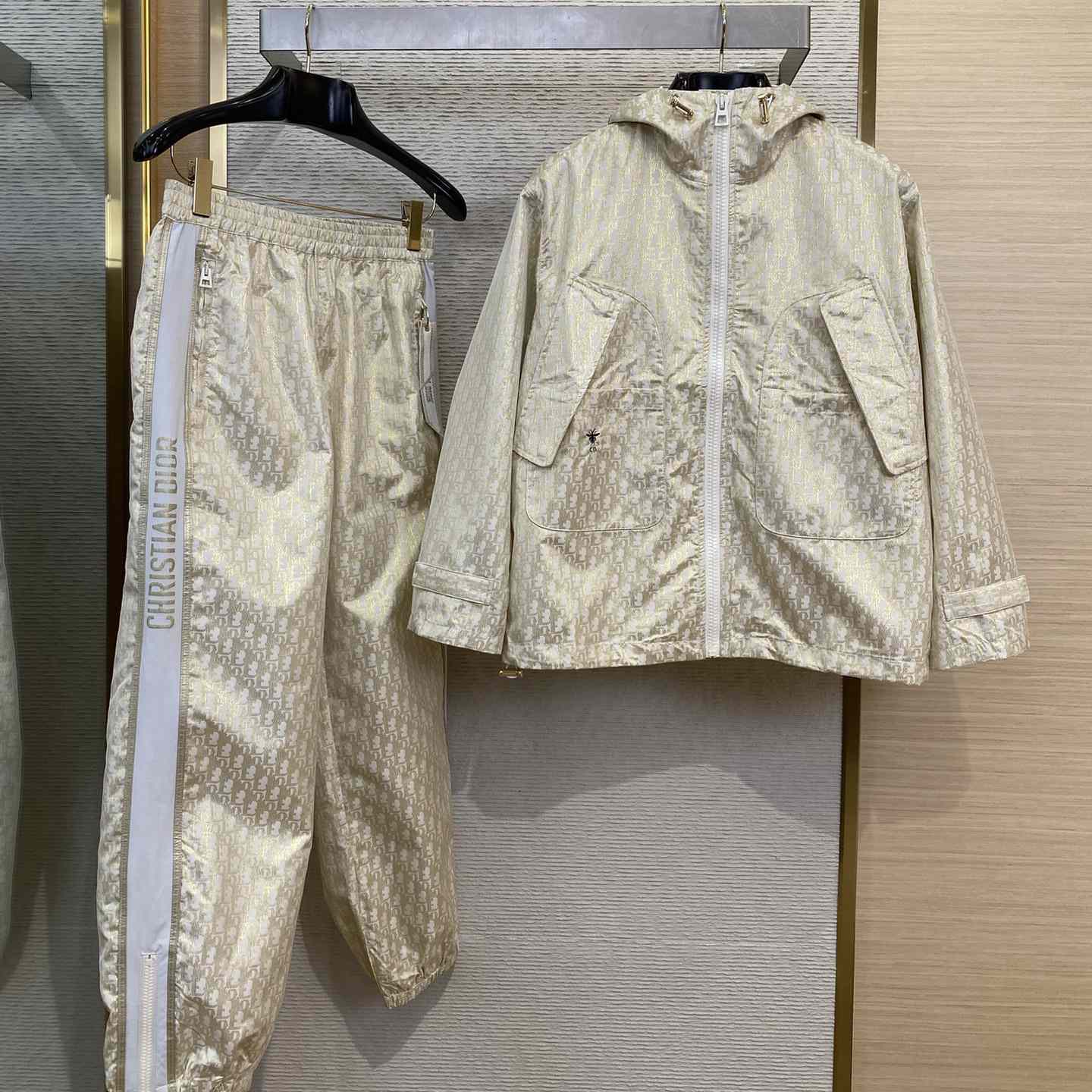 Dior Oblique Hooded Jacket And Pants - FashionPlug