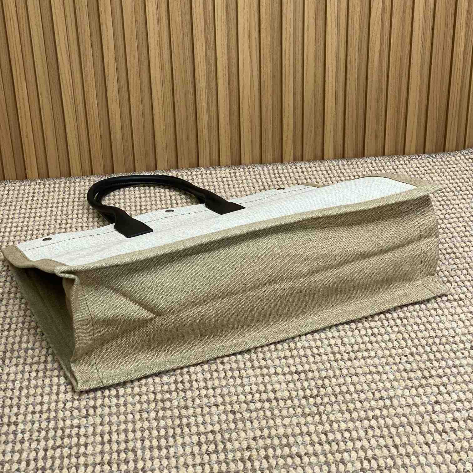 Saint Laurent Rive Gauche Tote In Canvas - FashionPlug