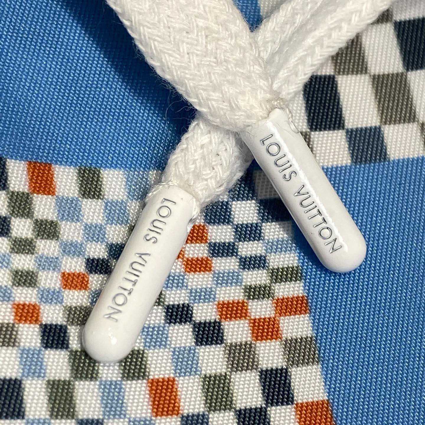 Louis Vuitton × Virgil Abloh Damier Swim Shorts - FashionPlug