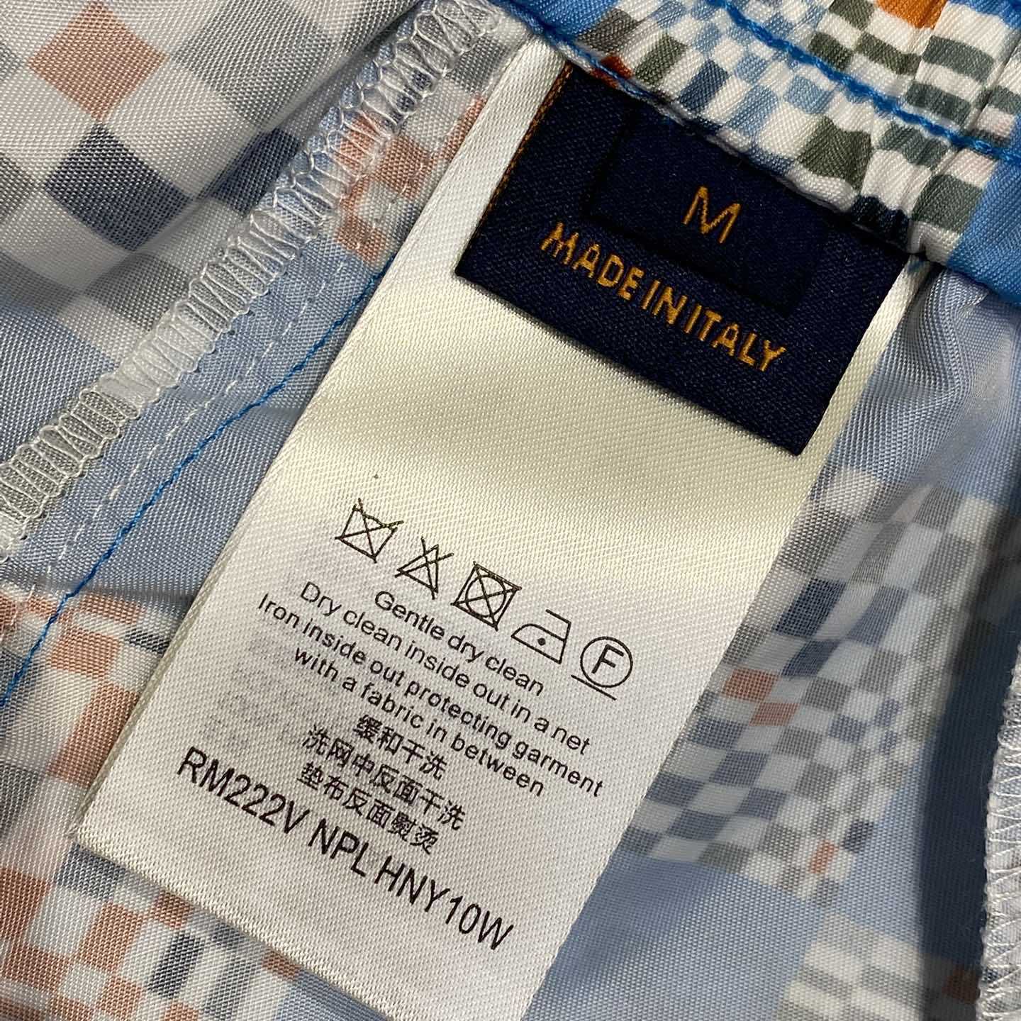 Louis Vuitton × Virgil Abloh Damier Swim Shorts - FashionPlug
