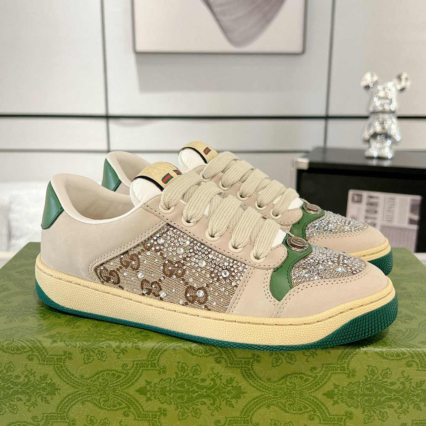 Gucci Women's Screener Sneaker - FashionPlug