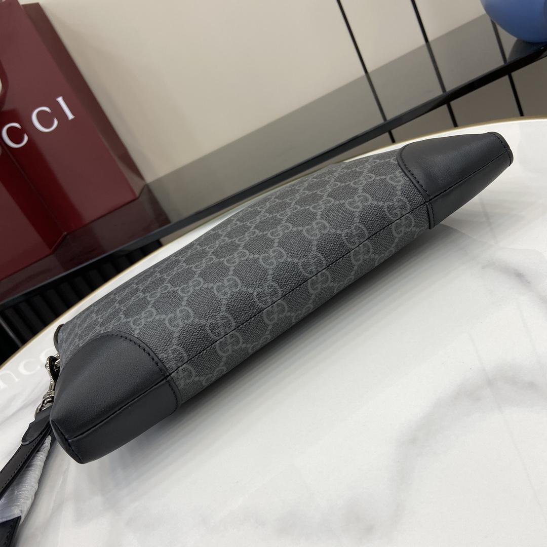 Gucci GG Emblem Small Business Case - FashionPlug