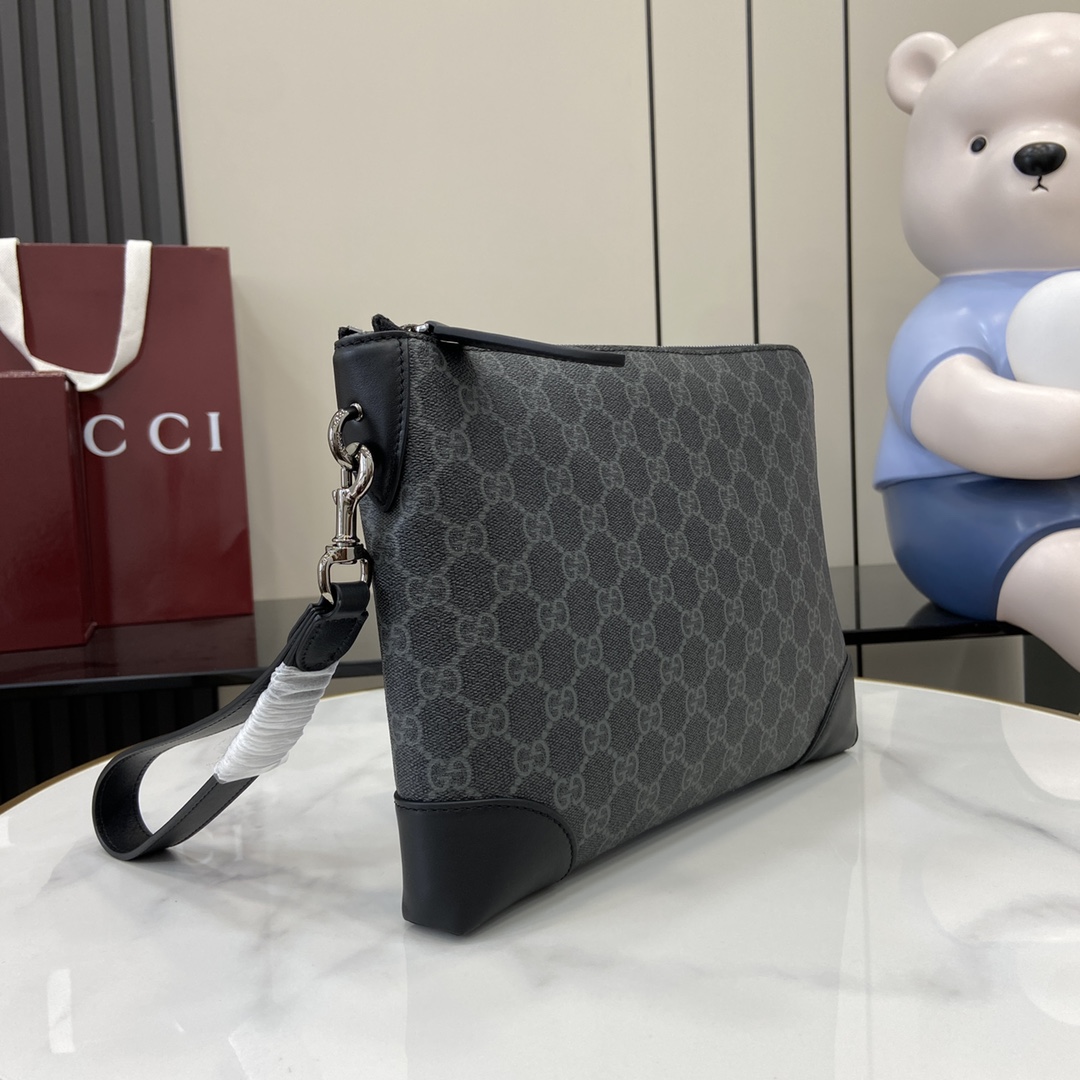 Gucci GG Emblem Small Business Case - FashionPlug