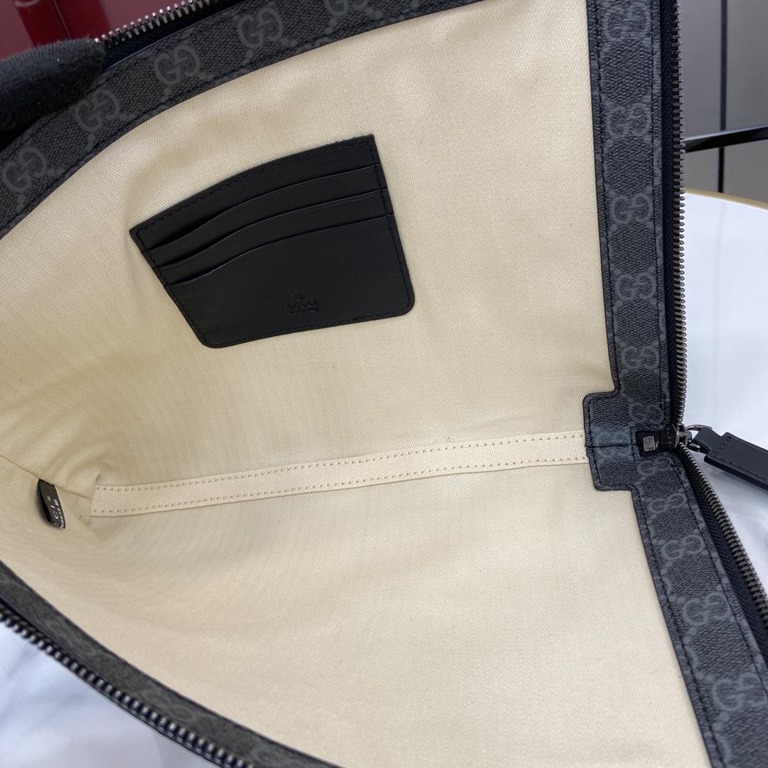 Gucci GG Emblem Small Business Case - FashionPlug