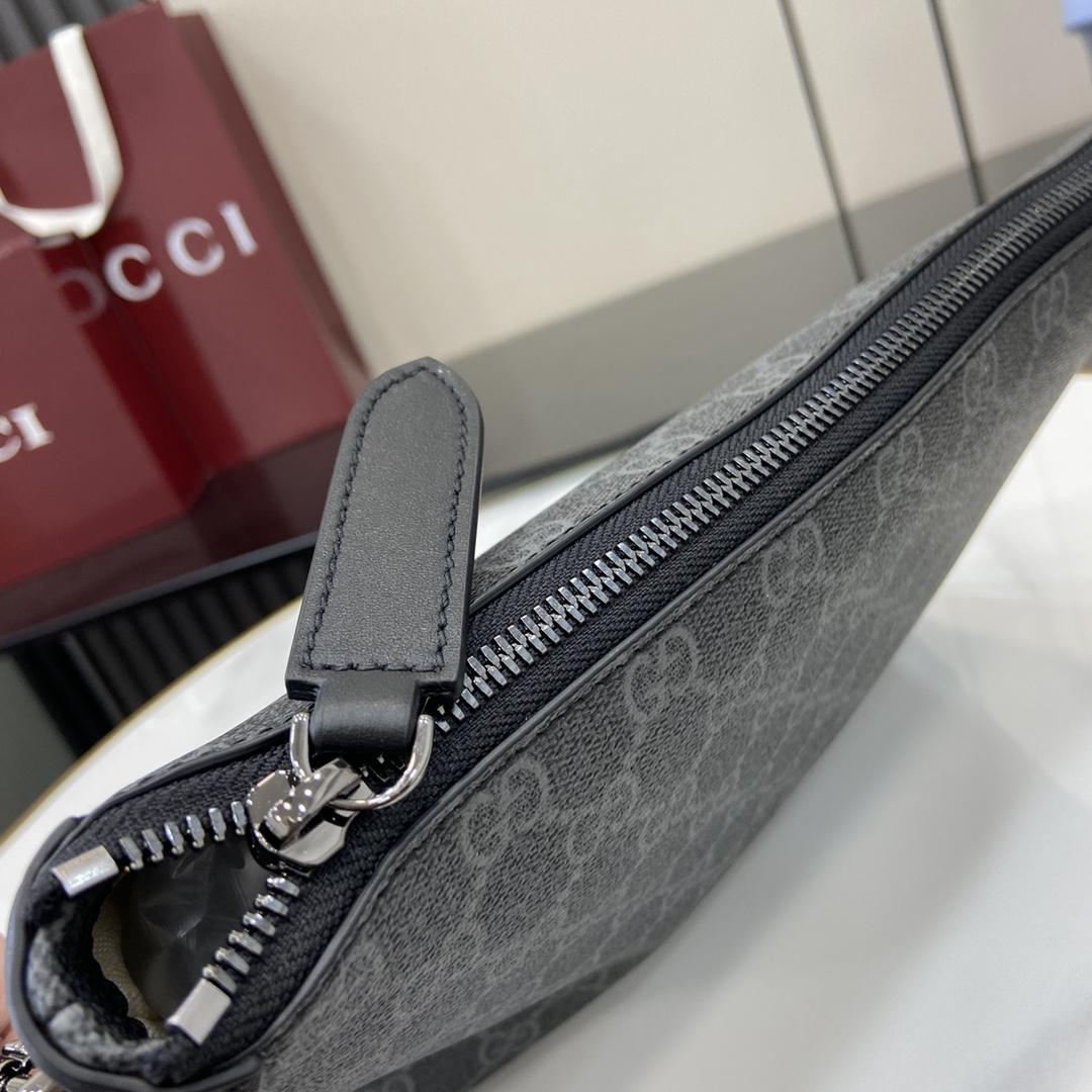 Gucci GG Emblem Small Business Case - FashionPlug