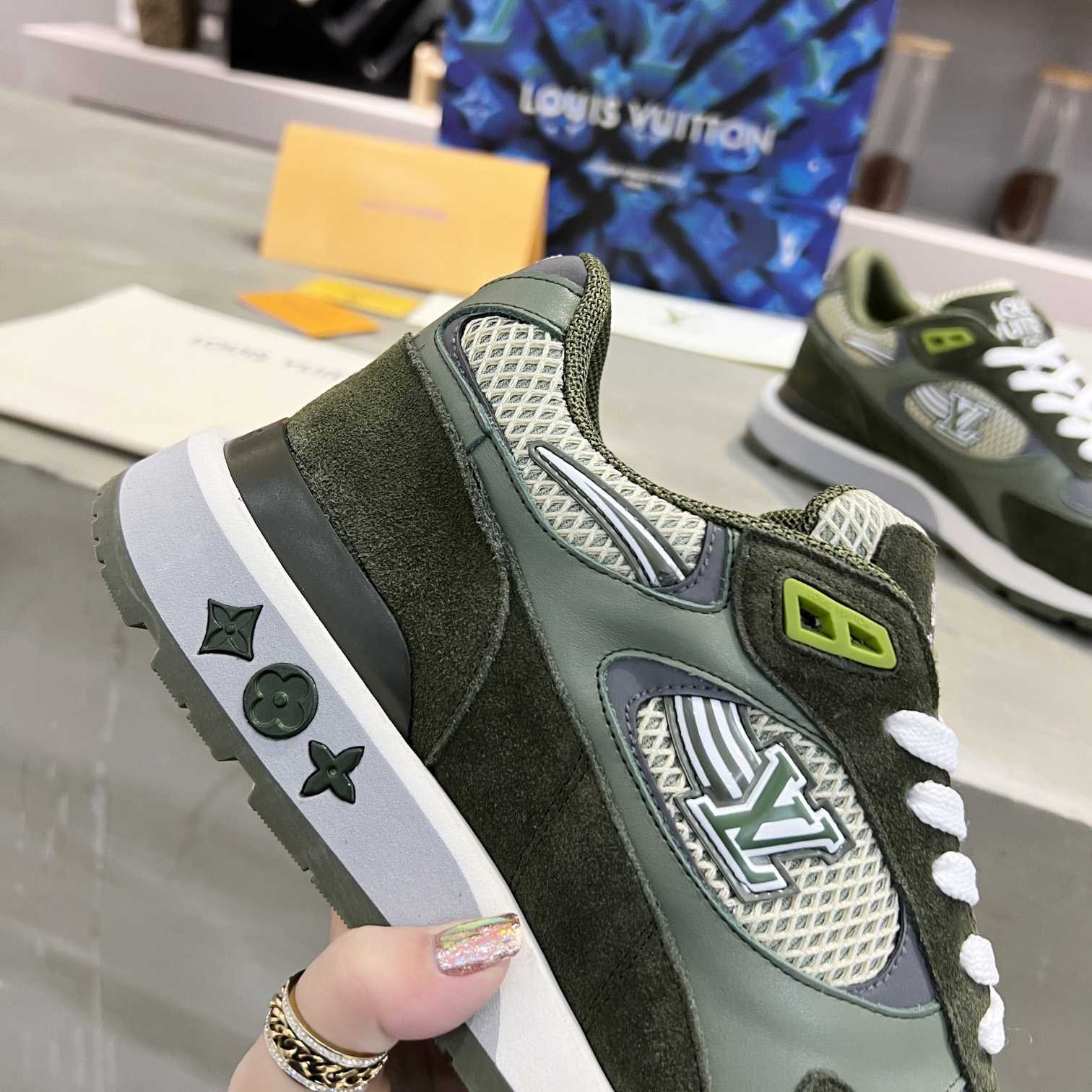 Louis Vuitton Run Away Sneaker   (upon uk size) - FashionPlug