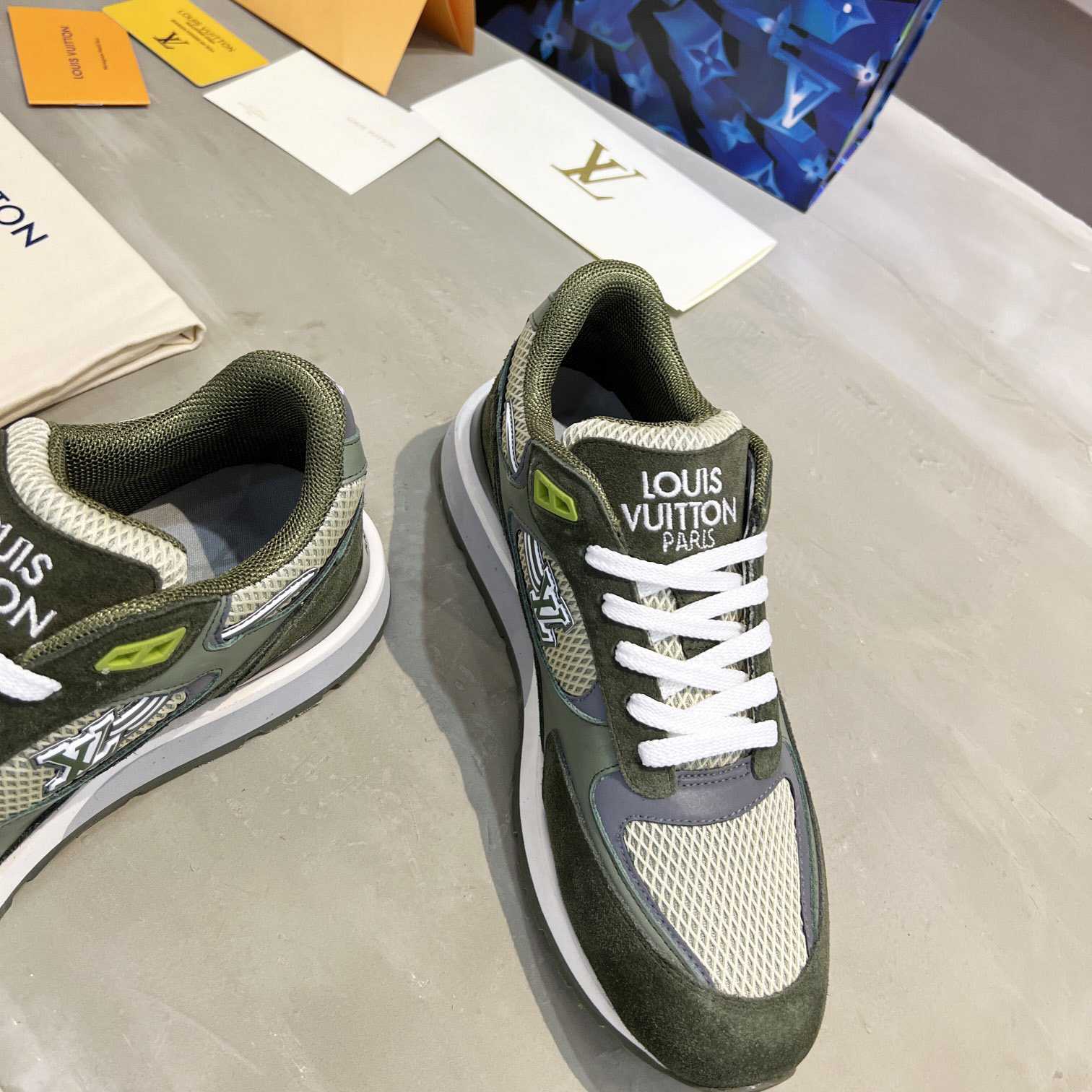 Louis Vuitton Run Away Sneaker   (upon uk size) - FashionPlug