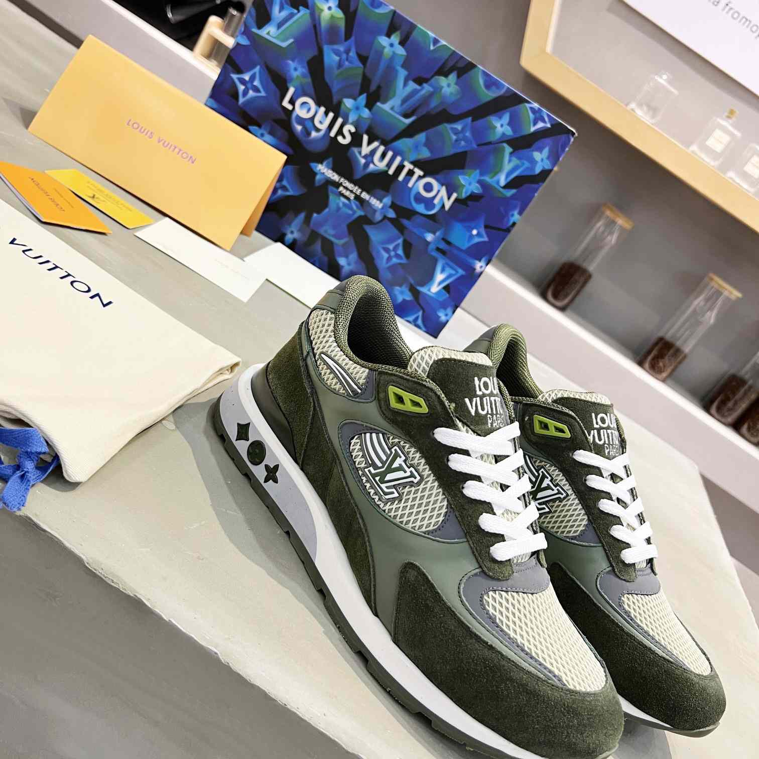 Louis Vuitton Run Away Sneaker   (upon uk size) - FashionPlug