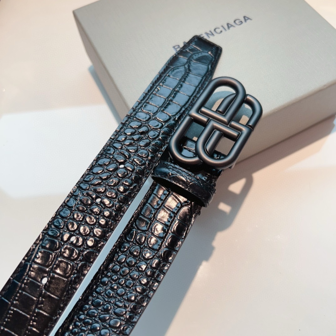 Balenciaga Leather Belt - FashionPlug