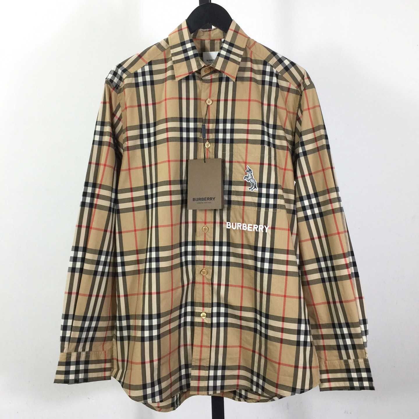 Burberry Check Cotton Shirt - FashionPlug