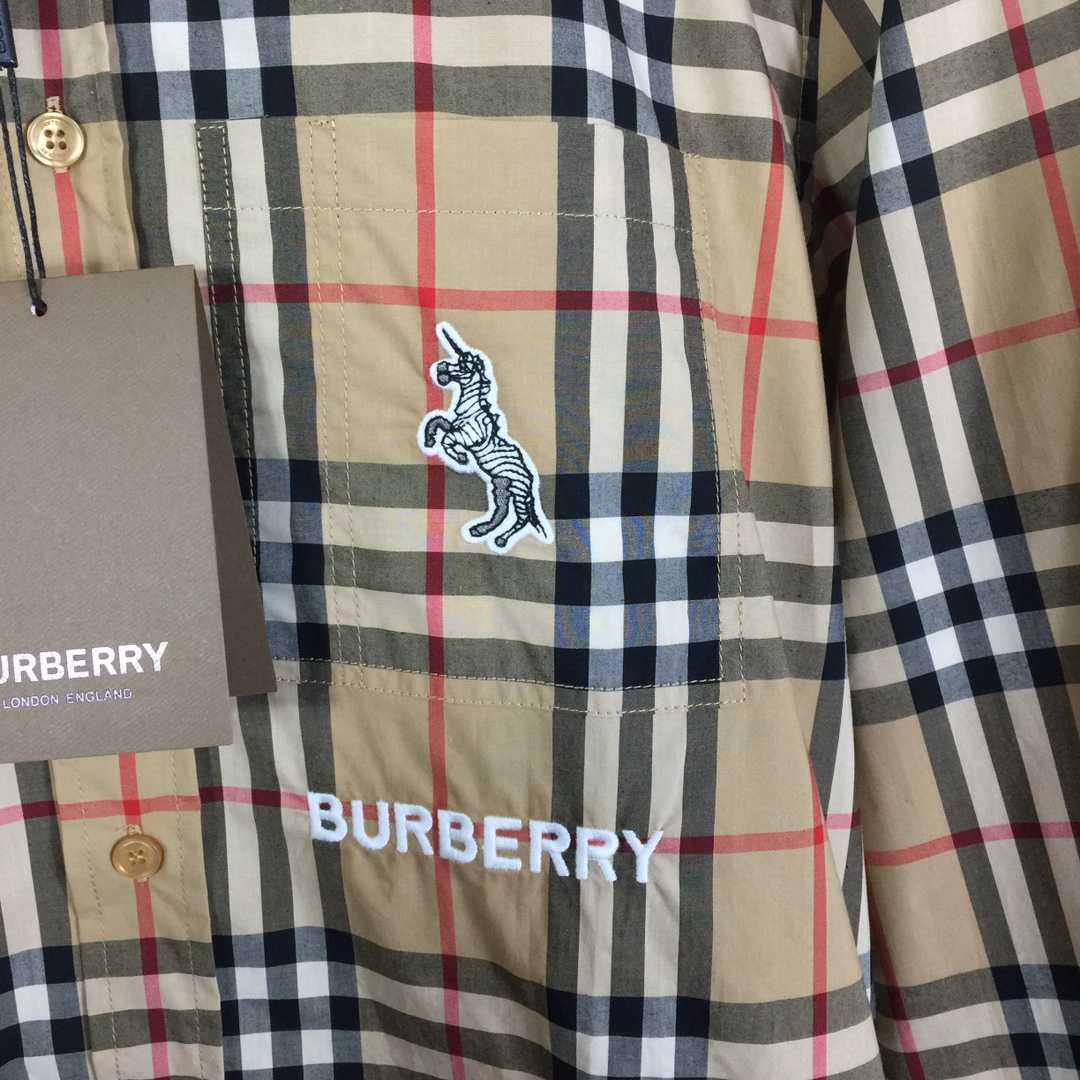 Burberry Check Cotton Shirt - FashionPlug