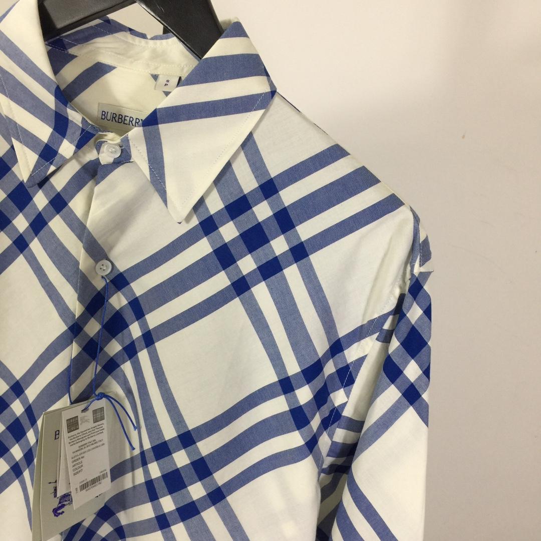 Burberry Check Cotton Shirt - FashionPlug