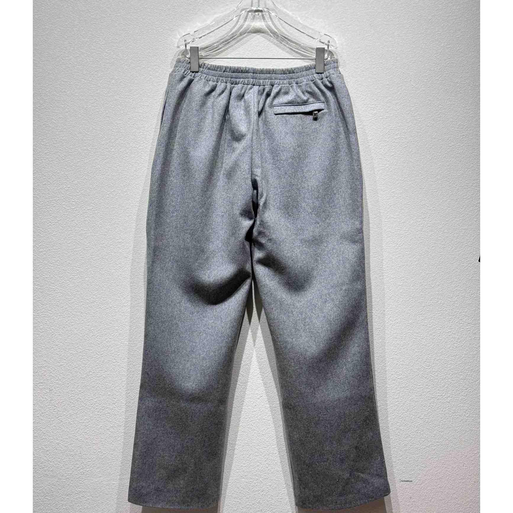 Louis Vuitton Tailored Technical Wool Track Pants   1AFXX3 - FashionPlug