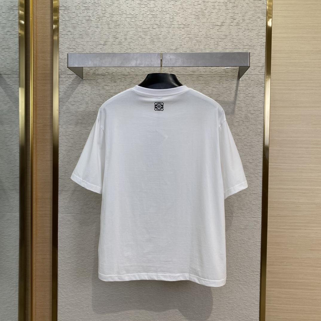 Loewe Loose fit T-shirt In Cotton - FashionPlug