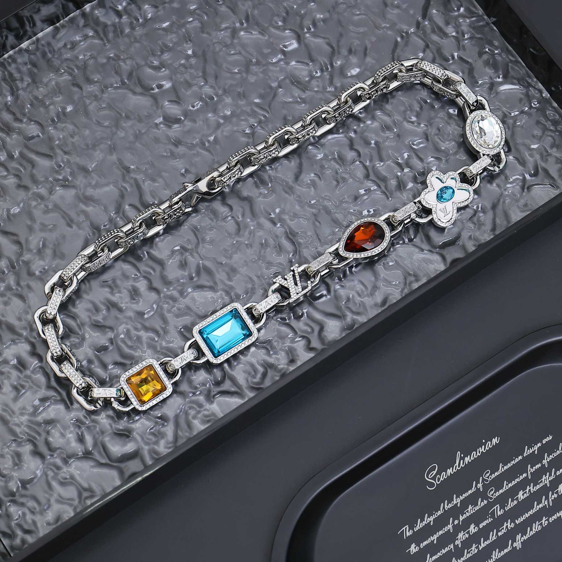 Louis Vuitton Paradise Stone Necklace   - FashionPlug