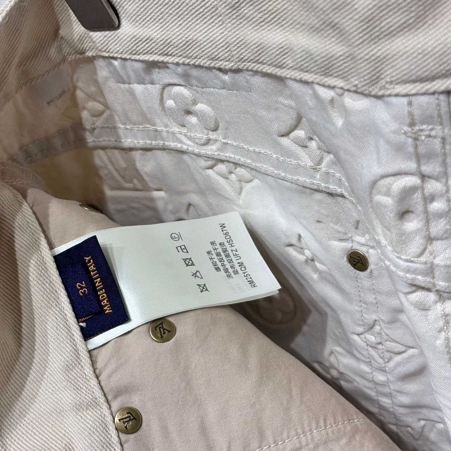 Louis Vuitton Monogram Embossed Skate Pants    - FashionPlug