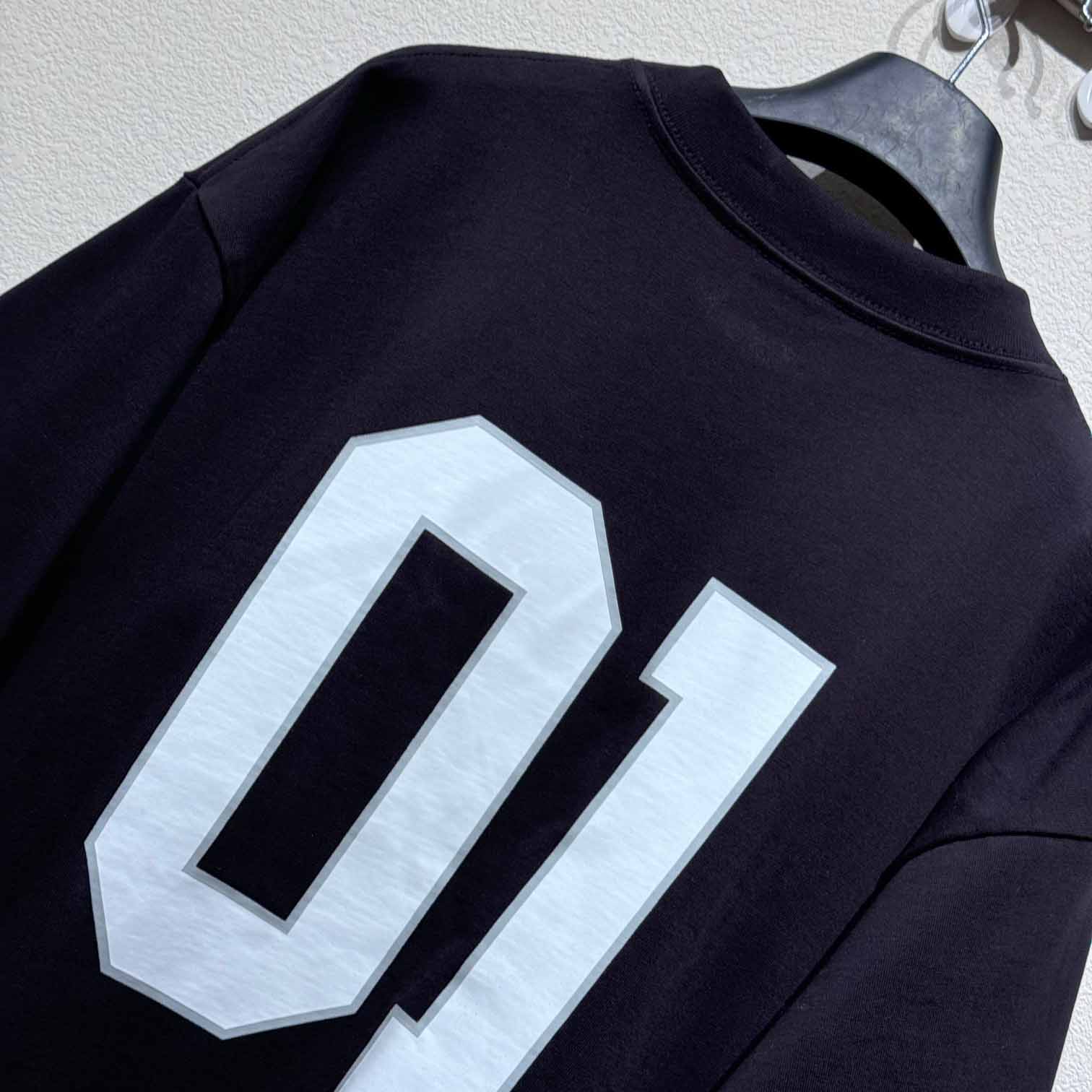 Balenciaga Basketball Series - Oversized T-Shirt In Black - FashionPlug