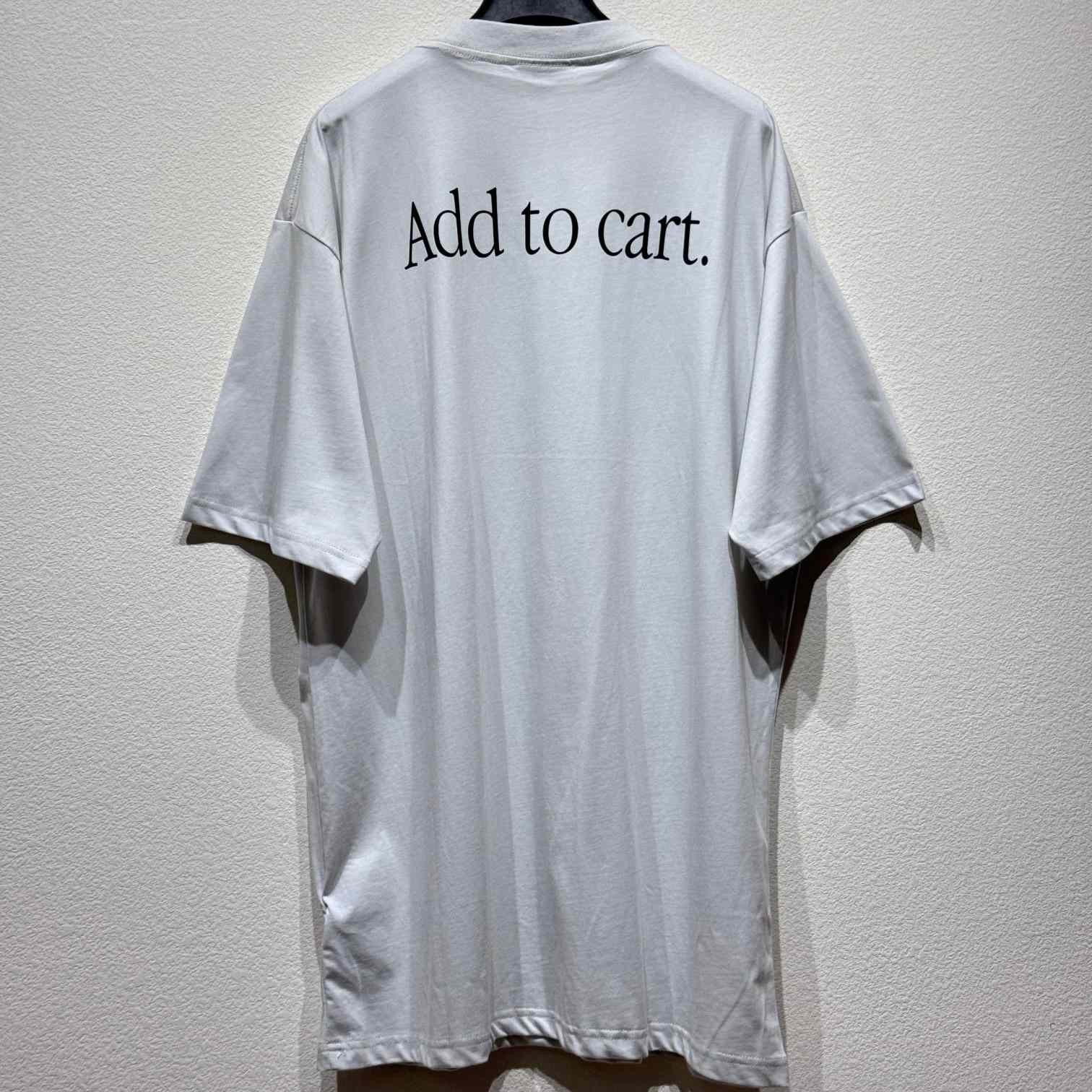 Balenciaga Basketball Sneaker T-Shirt Oversized In Dirty White Dry Jersey - FashionPlug