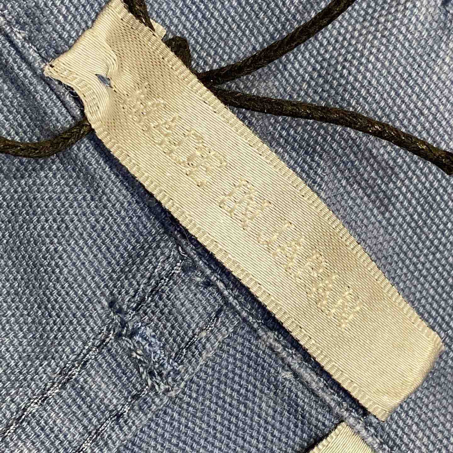 Christian Dior Couture Carpenter Shorts Blue Cotton Denim  - FashionPlug