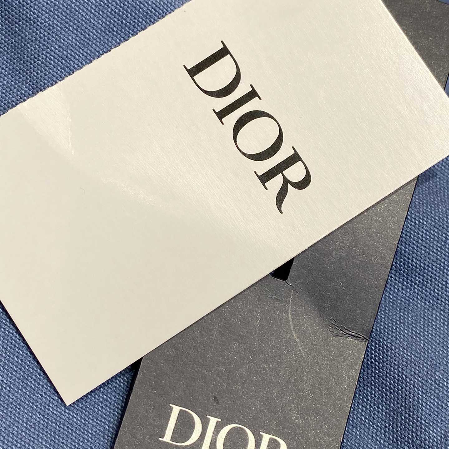 Christian Dior Couture Carpenter Shorts Blue Cotton Denim  - FashionPlug