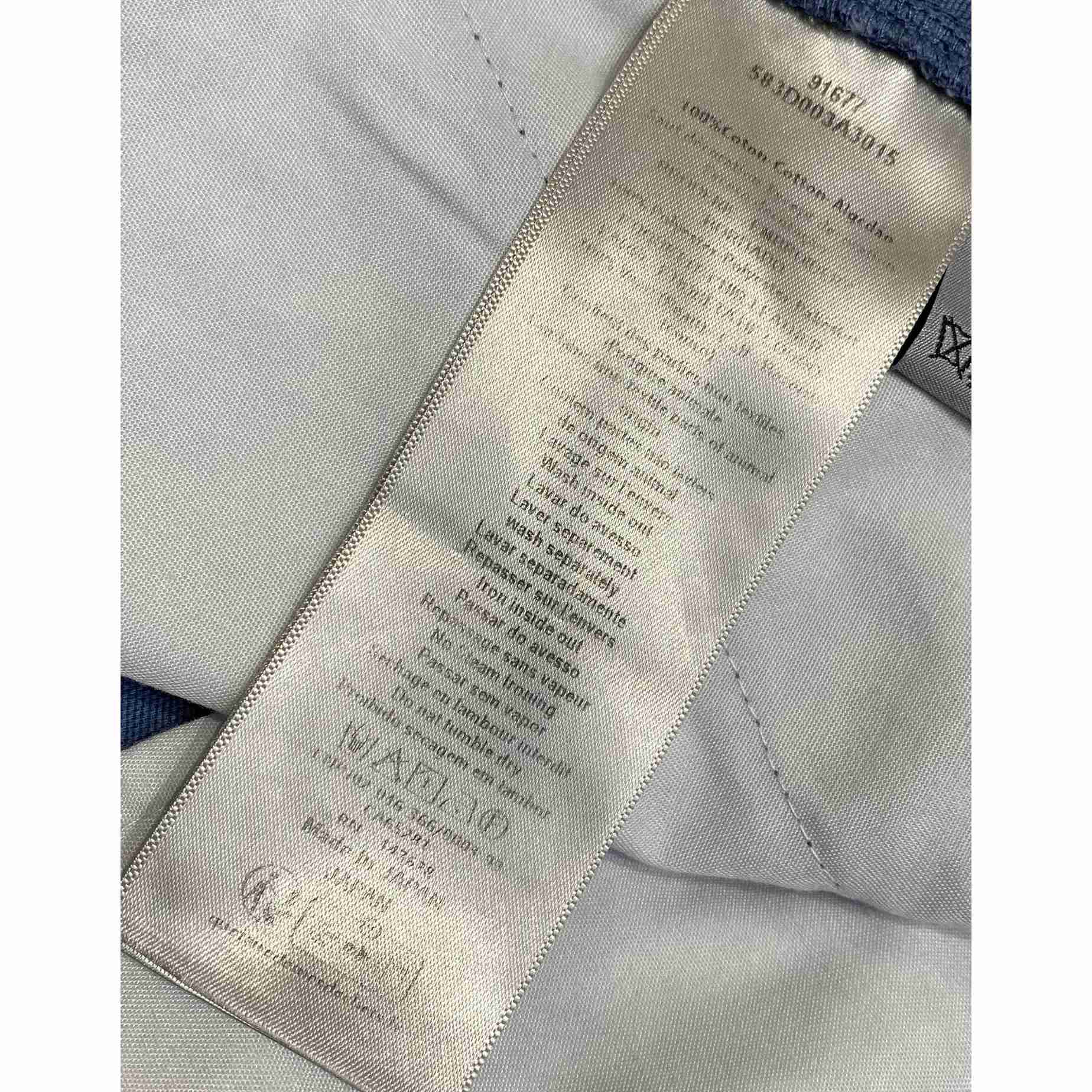 Christian Dior Couture Carpenter Shorts Blue Cotton Denim  - FashionPlug