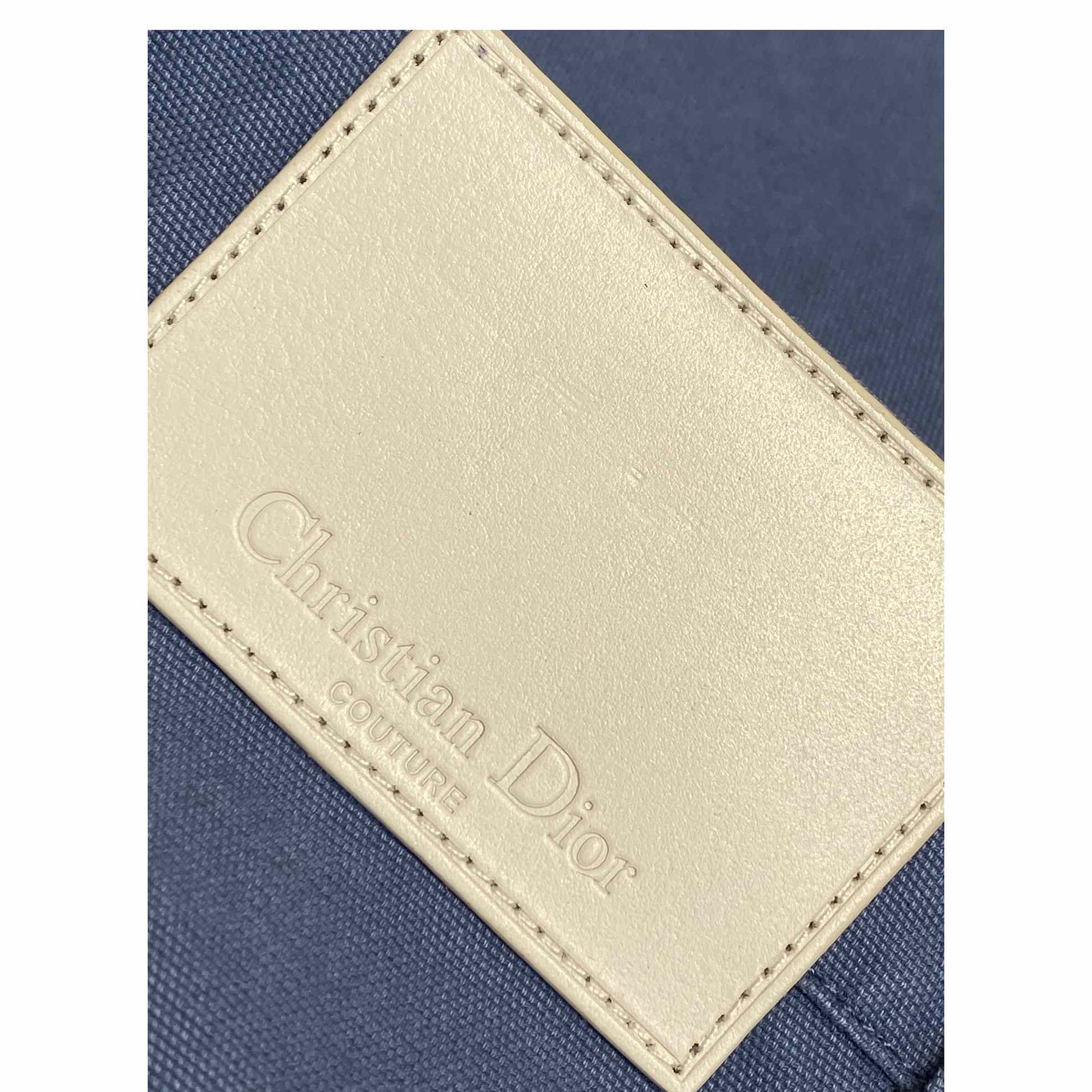 Christian Dior Couture Carpenter Shorts Blue Cotton Denim  - FashionPlug