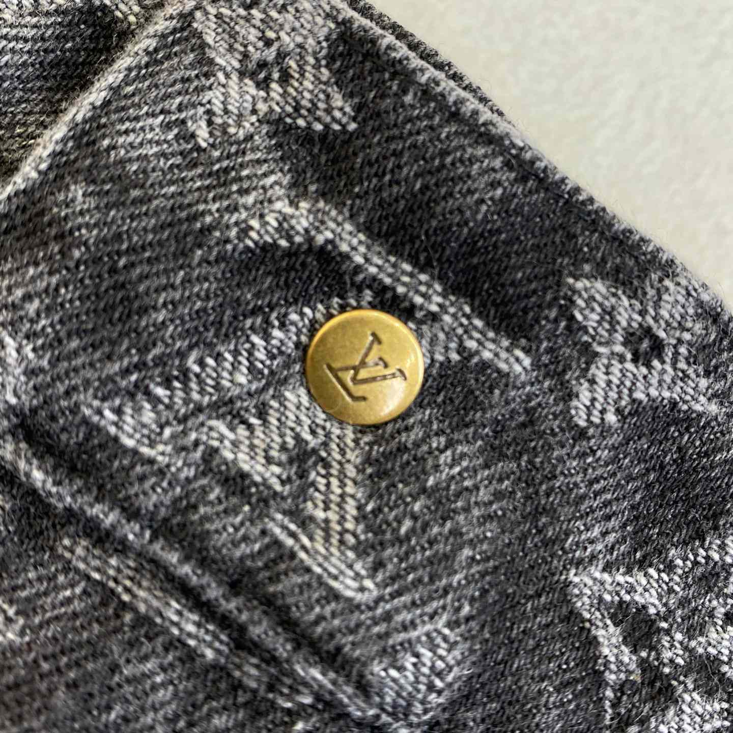 Louis Vuitton Embroidered Monogram Baggy Denim Pants   1ABY8N - FashionPlug