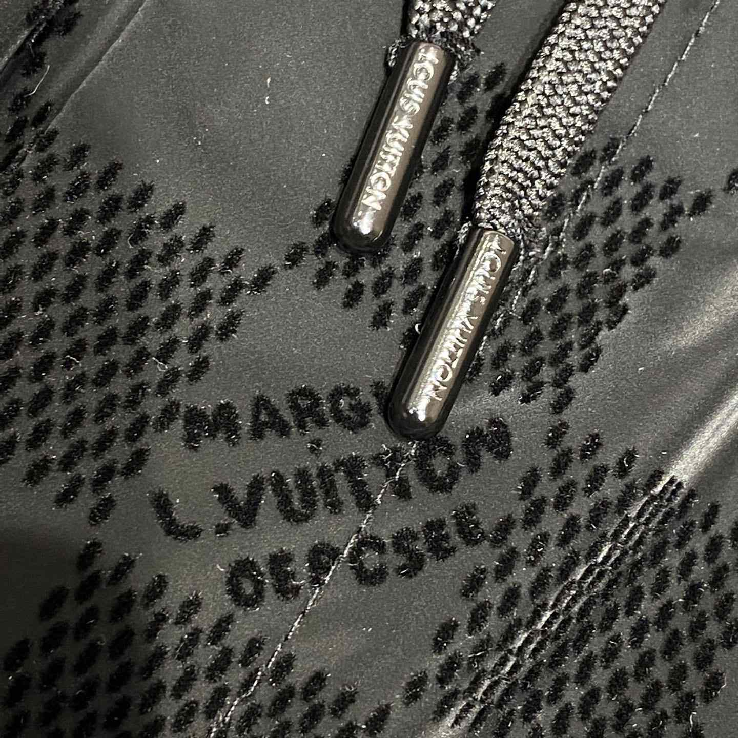 Louis Vuitton Flocked Damier Technical Track Pants   1AHCDQ - FashionPlug