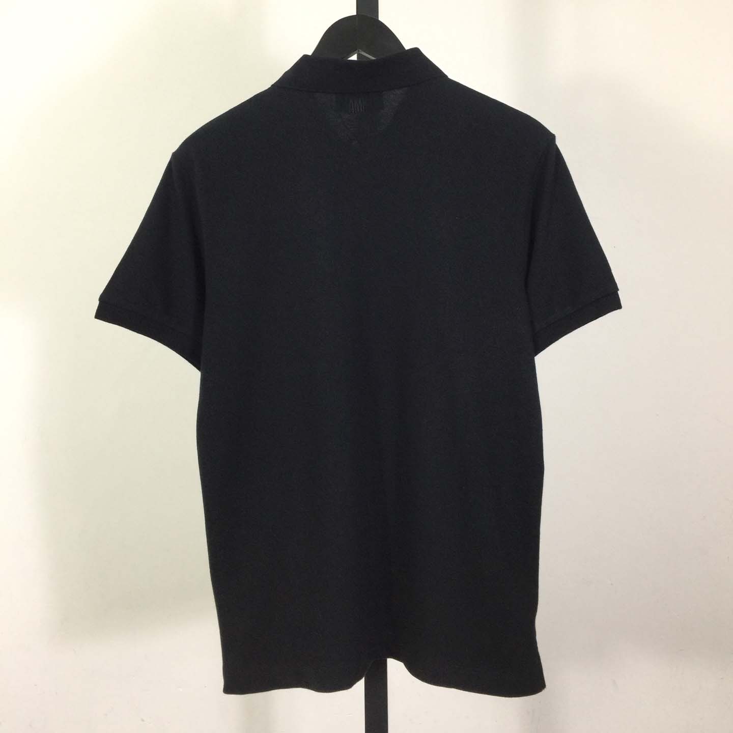 Ami Paris Ami De Coeur Embroidered Polo Shirt - FashionPlug
