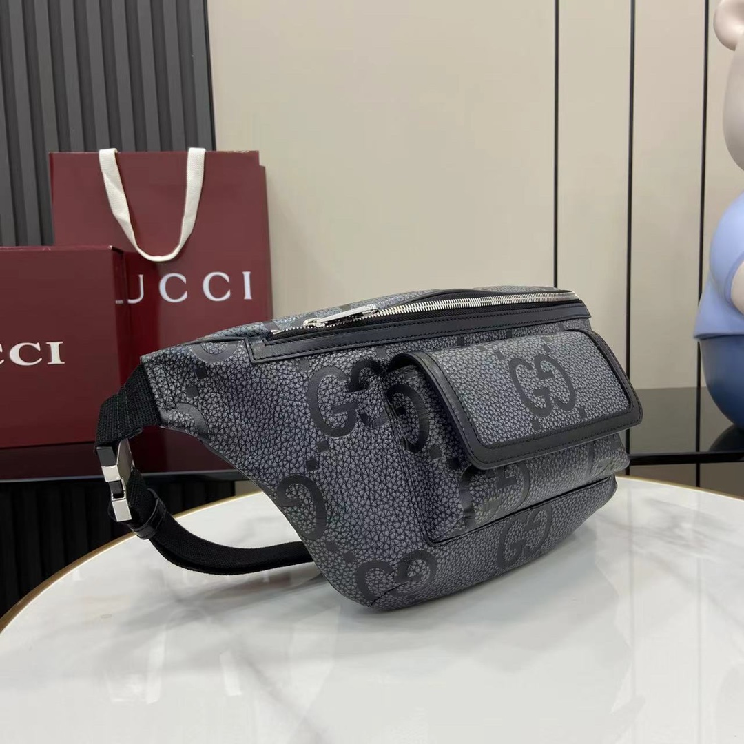 Gucci Medium Jumbo GG Belt Bag - FashionPlug