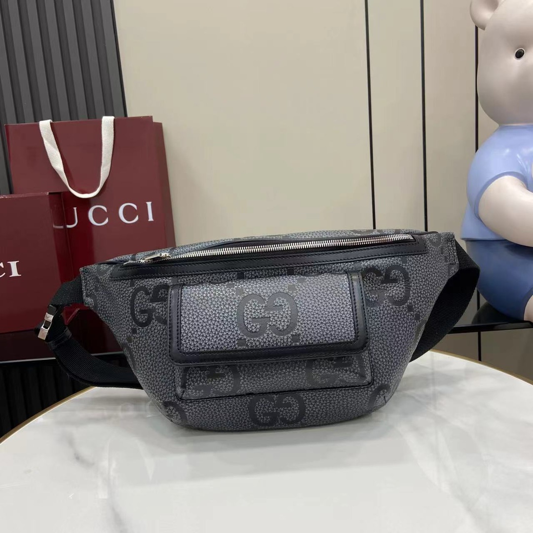 Gucci Medium Jumbo GG Belt Bag - FashionPlug