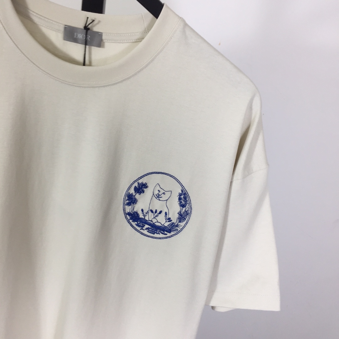 Dior Relaxed-fit T-shirt  - FashionPlug