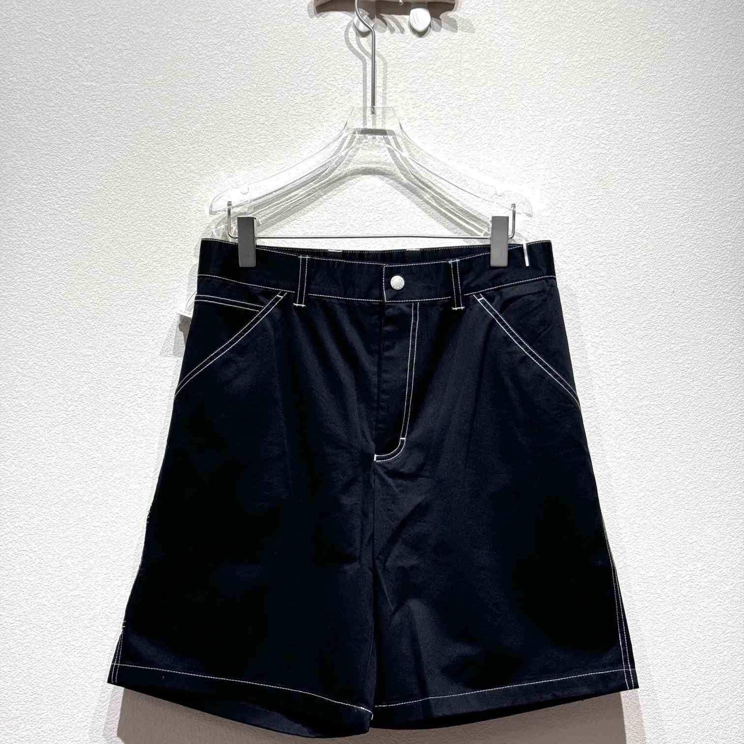 Prada Straight-leg Cotton Trousers - FashionPlug