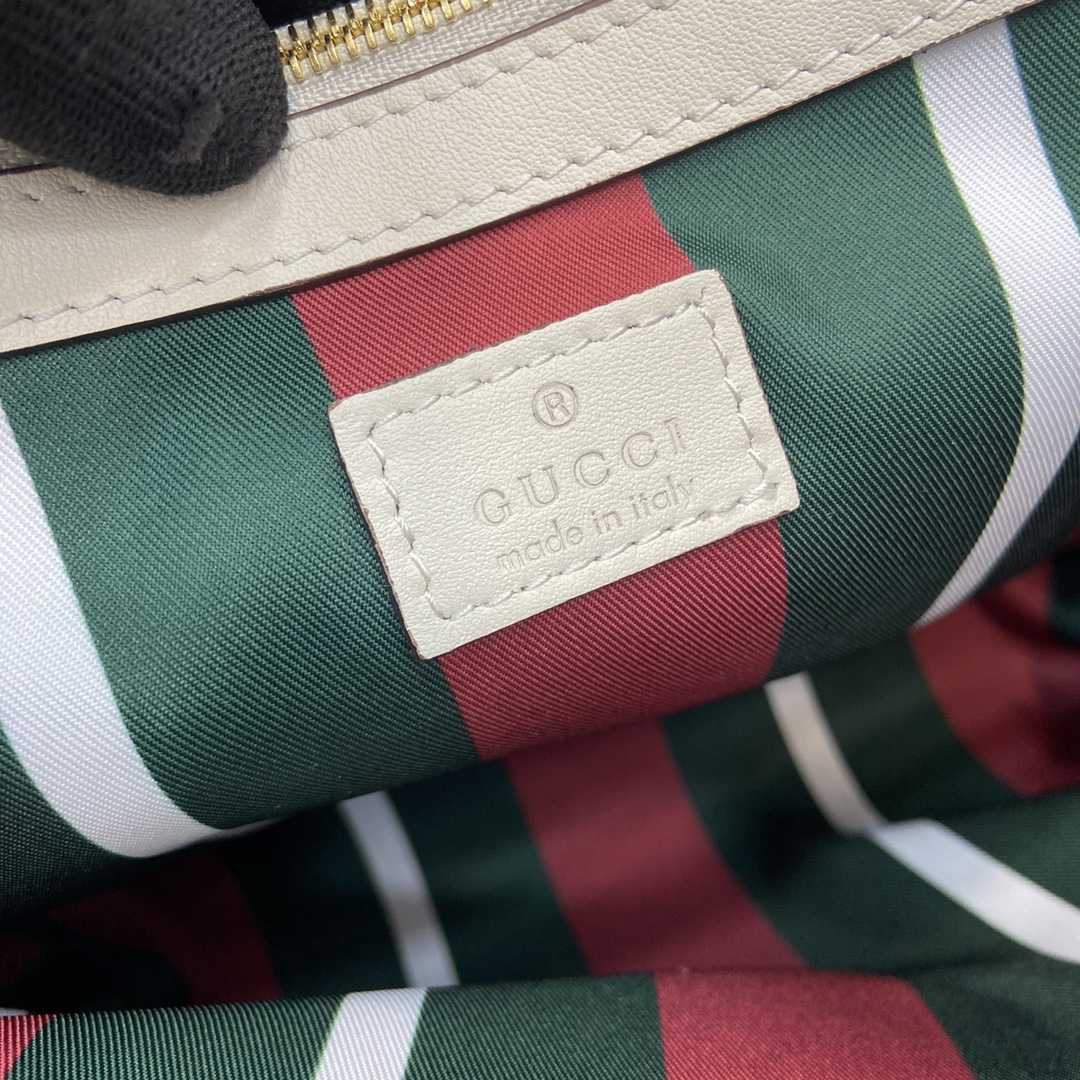 Gucci GG Emblem Mini Bucket Bag  - FashionPlug