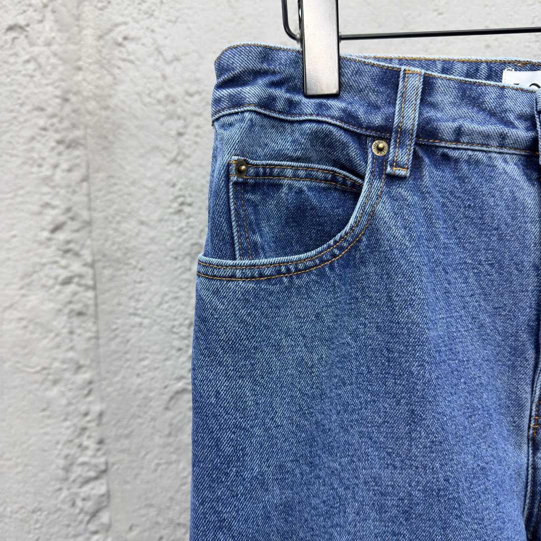 Loewe Anagram Baggy Jeans 'Blue Denim' - FashionPlug